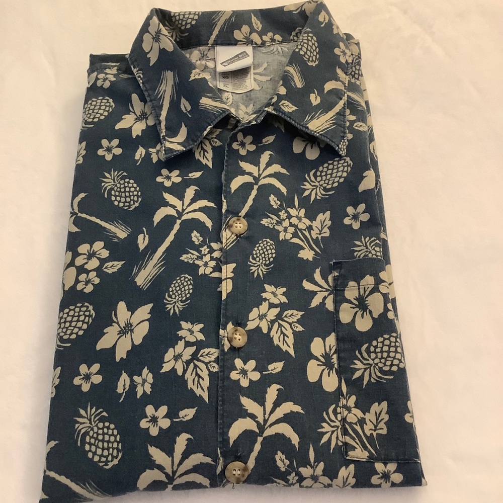 Vintage Hawaiian polo shirt button down